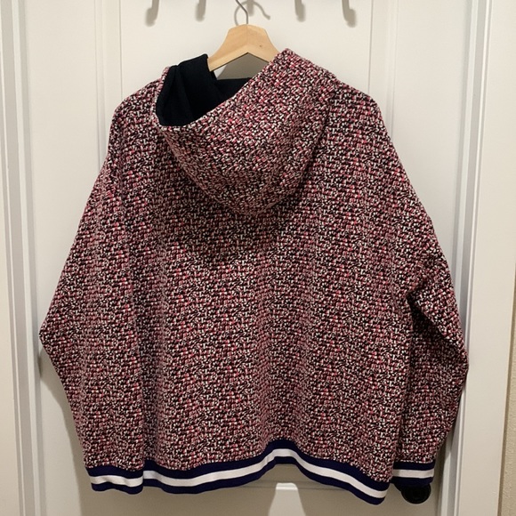 J. Crew speckled Jacquard Anorak pullover - Picture 7 of 9